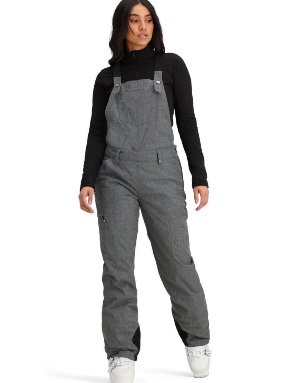 Obermeyer Charcoal Gray Overalls Jumpsuit